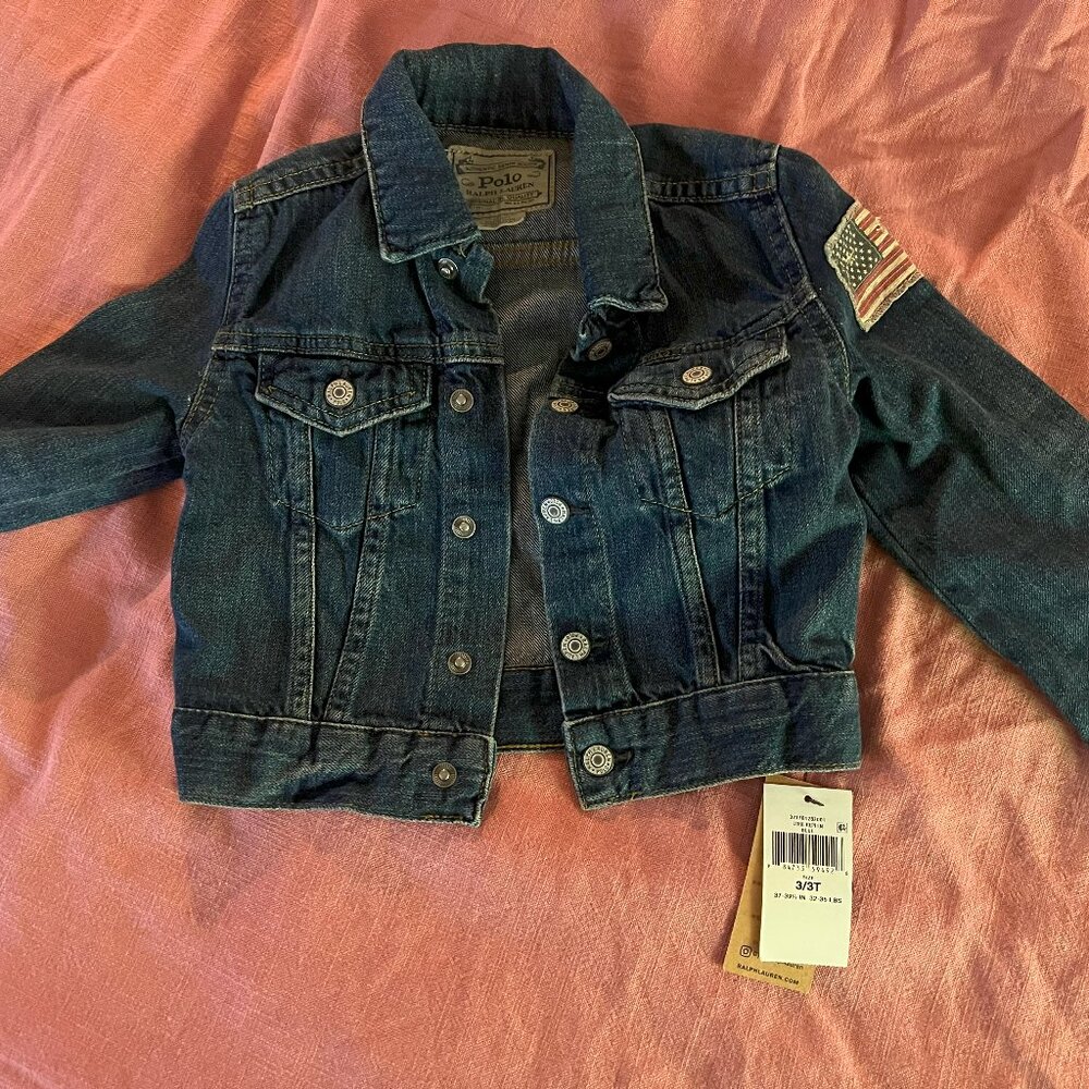 Polo Ralph Lauren Toddler and Little Boys Cotton Denim Trucker Jacket